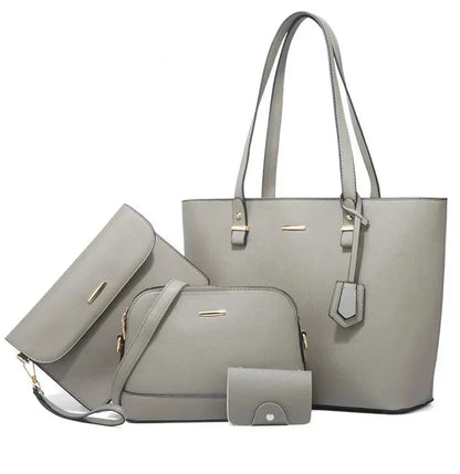 Ocean-3-Piece Leather Handbag & Shoulder Bag Set