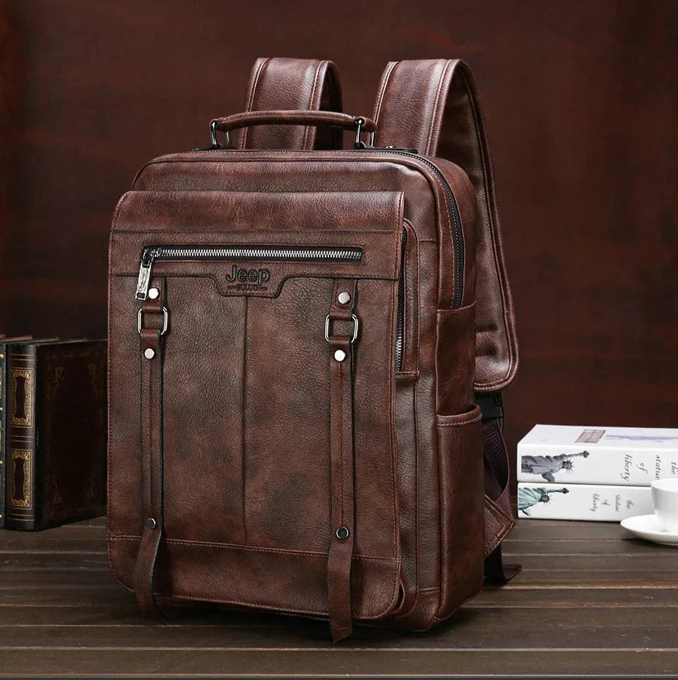 Heath | Nomad Leather Travel Backpack