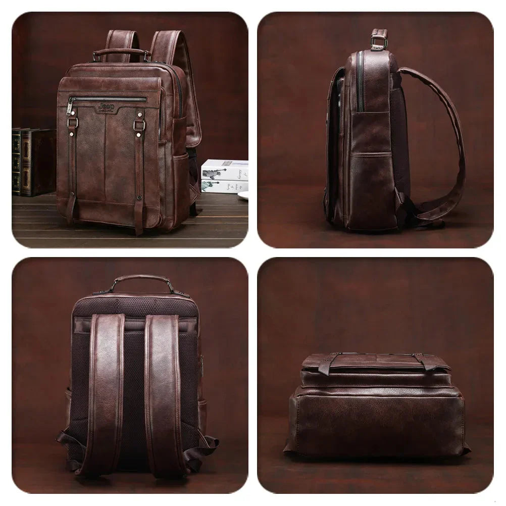 Heath | Nomad Leather Travel Backpack