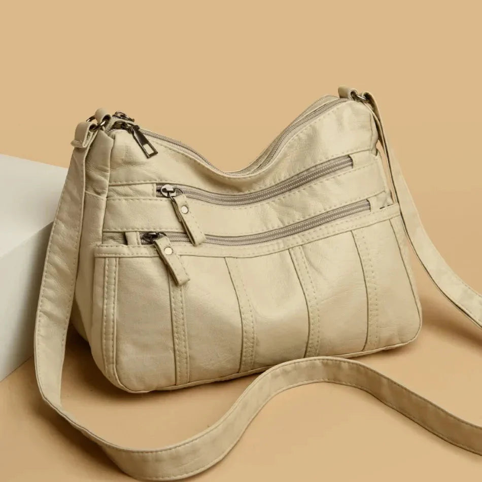 Grace | Soft Leather Crossbody Bag